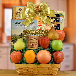 Delicious Sugar Free & Fresh Fruit Gift Basket from Brennan's Florist and Fine Gifts in Jersey City