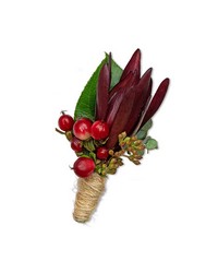 Organic Boutonniere from Brennan's Florist and Fine Gifts in Jersey City