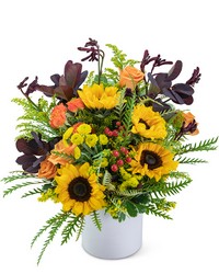 Overflowing with Sunshine from Brennan's Florist and Fine Gifts in Jersey City