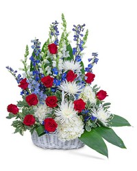 Freedom Tribute Basket from Brennan's Florist and Fine Gifts in Jersey City