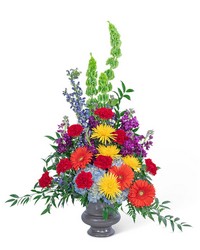 Vibrant Urn from Brennan's Florist and Fine Gifts in Jersey City
