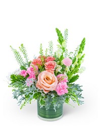 Rosy Coral Romance from Brennan's Florist and Fine Gifts in Jersey City
