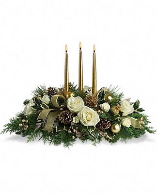 elegant christmas floral centerpieces