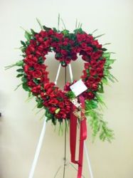 Rose Open Heart from Brennan's Florist and Fine Gifts in Jersey City