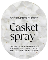 Designer's Choice Casket Spray from Brennan's Florist and Fine Gifts in Jersey City