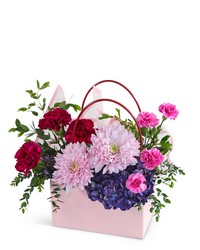 Charming Magenta Tote from Brennan's Florist and Fine Gifts in Jersey City