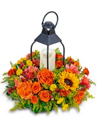 Goldenrod Lantern from Brennan's Florist and Fine Gifts in Jersey City
