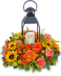 Lush Goldenrod Lantern from Brennan's Florist and Fine Gifts in Jersey City Lush Goldenrod Lantern from Brennan's Florist and Fine Gifts in Jersey City