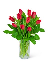 Red Tulips from Brennan's Florist and Fine Gifts in Jersey City