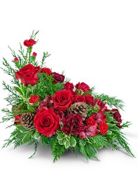 Ruby Rose Centerpiece from Brennan's Florist and Fine Gifts in Jersey City