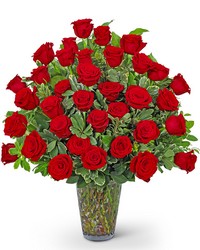 Three Dozen Elegant Red Roses from Brennan's Florist and Fine Gifts in Jersey City