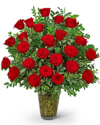 Two Dozen Elegant Red Roses from Brennan's Florist and Fine Gifts in Jersey City