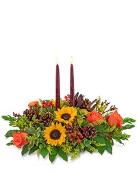 Autumnal Abundance Centerpiece from Brennan's Florist and Fine Gifts in Jersey City