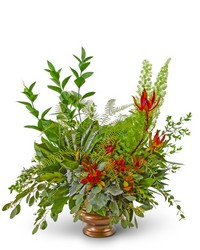 Verdant Farewell Urn from Brennan's Florist and Fine Gifts in Jersey City