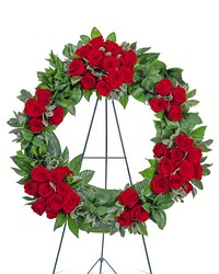 Serene Sanctuary Wreath from Brennan's Florist and Fine Gifts in Jersey City