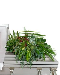 Beloved Botanics Casket Spray from Brennan's Florist and Fine Gifts in Jersey City