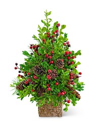 Adorned Boxwood Tree from Brennan's Florist and Fine Gifts in Jersey City