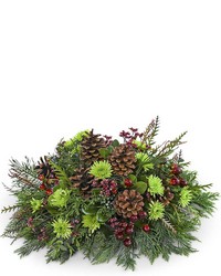 Trimmed in Tradition Centerpiece from Brennan's Florist and Fine Gifts in Jersey City